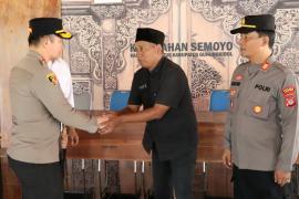 KAPOLRES GUNUNGKIDUL LAKUKAN KUNJUNGAN KERJA DI SEMOYO